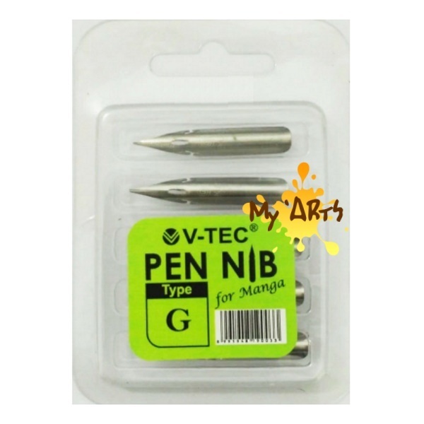 Vtec Pen Nib Tipe G Pen Set Isi 5pcs Dip Pen Calligraphy Letterng V-tec Myarts