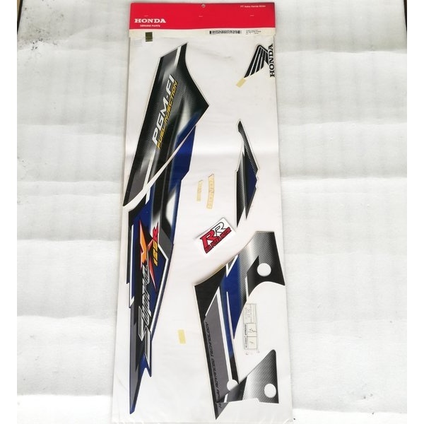 grafik graphic grapik sticer stiker sticker striping body bodi original ori honda supra x 125 r 125r