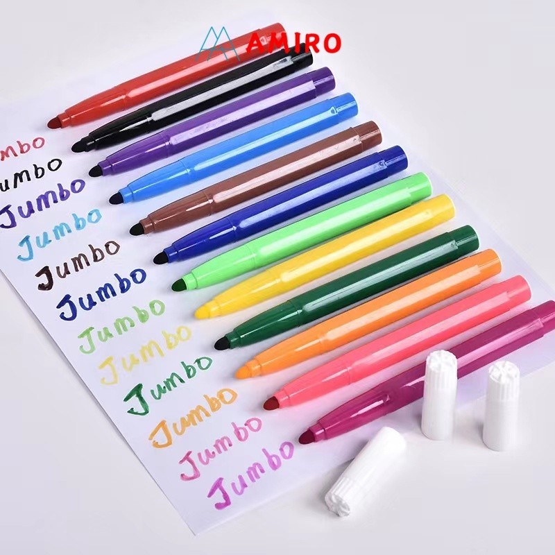 

（12 warna set）Spidol Murah / Colouring Marker Pencil / Spidol Warna Warni 838/828