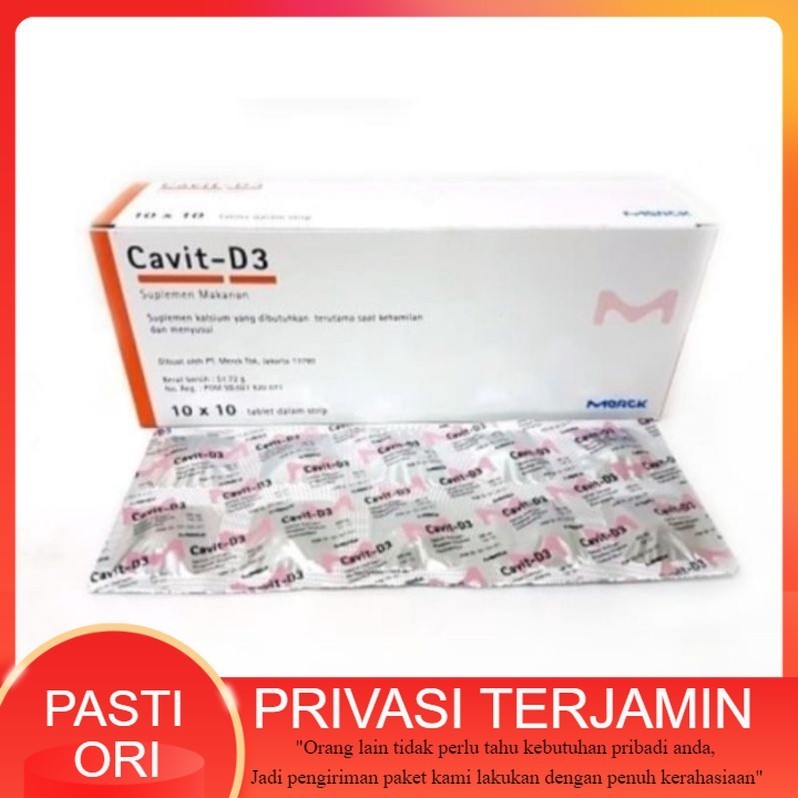 CAVIT D3 1 Strip Isi 10 tablet / vitamin d3 Strip