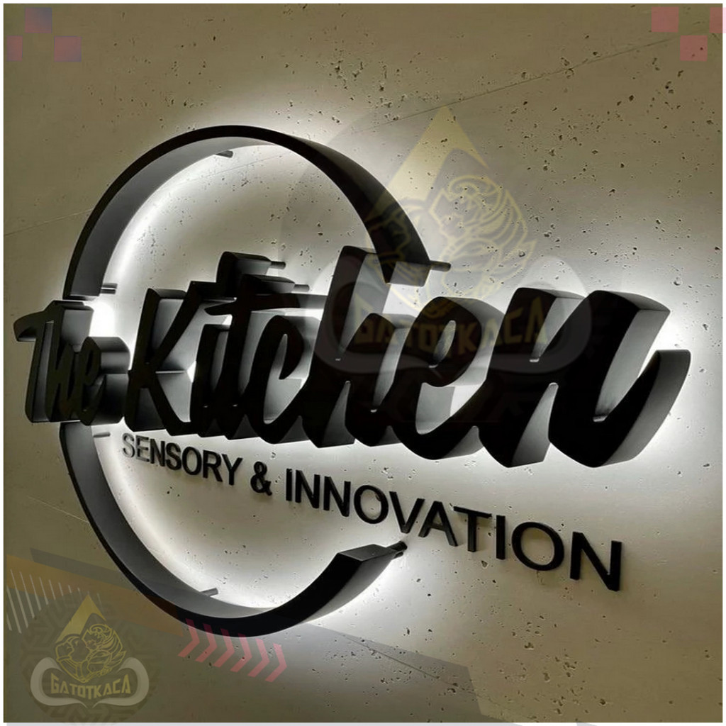 HURUF TIMBUL STAINLESS NYALA/huruf timbul 3d stainless murah