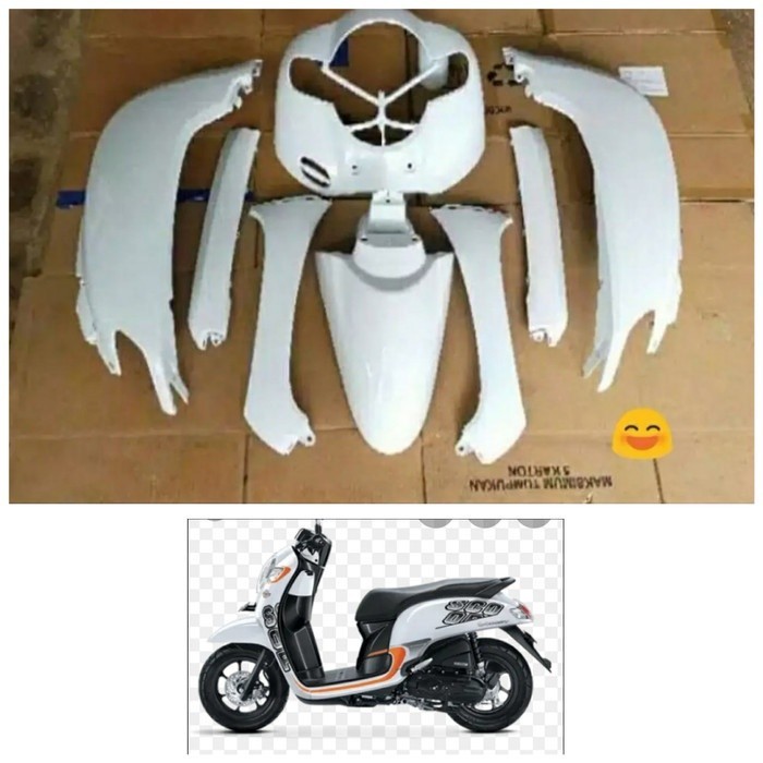 Full Body Halus Kasar SCOOPY FI ESP NEW K93 DONAT 2017 2018 2019 2020 kualitas seperti original ori 