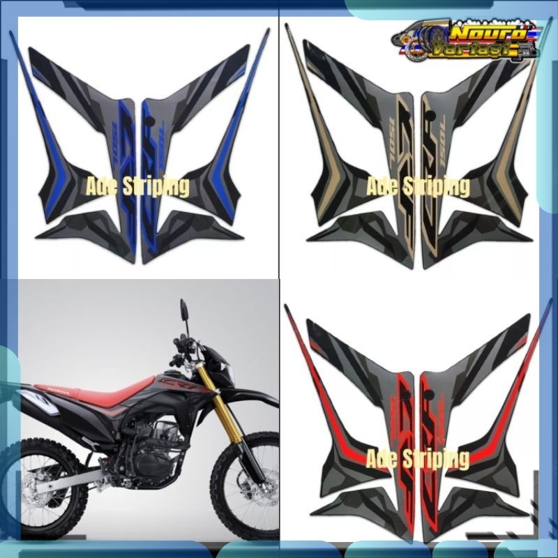 Stiker striping Honda crf crf 150L 2019  standar bagus