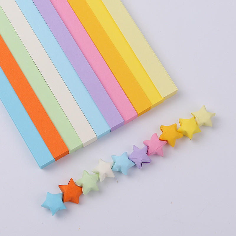 

DIY - Paper Craft - 540 Lembar Kertas Origami Bintang - Lucky Star