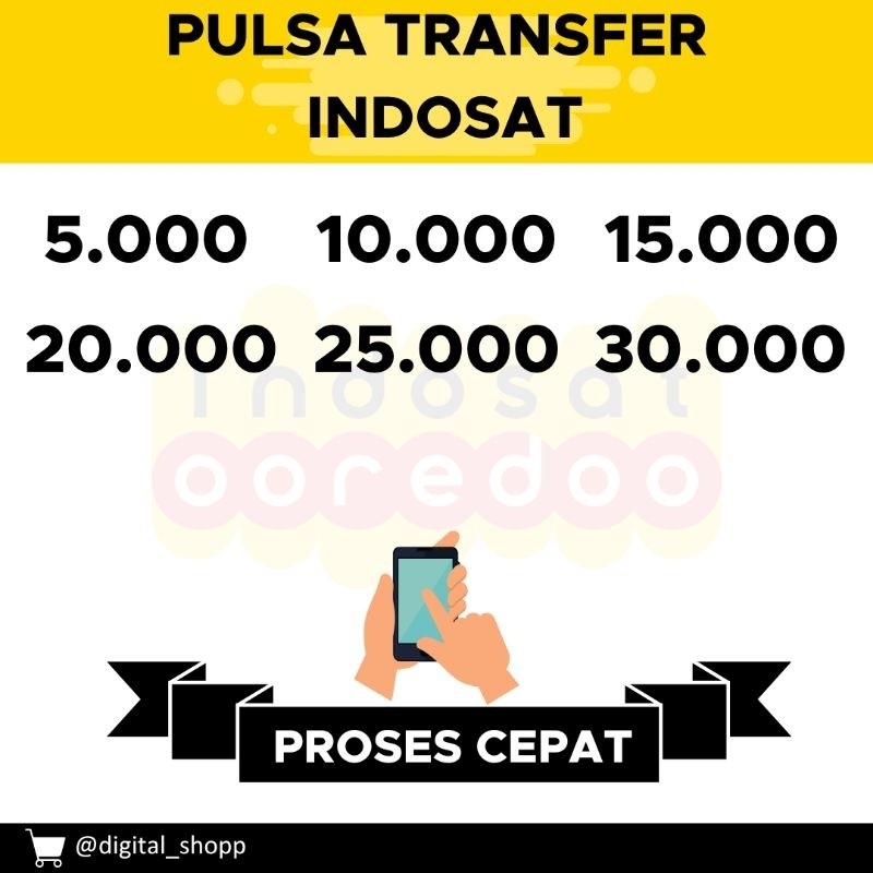 Pulsa transfer im3 Indosat murah 5k 10k 15k 20k 25k 30k