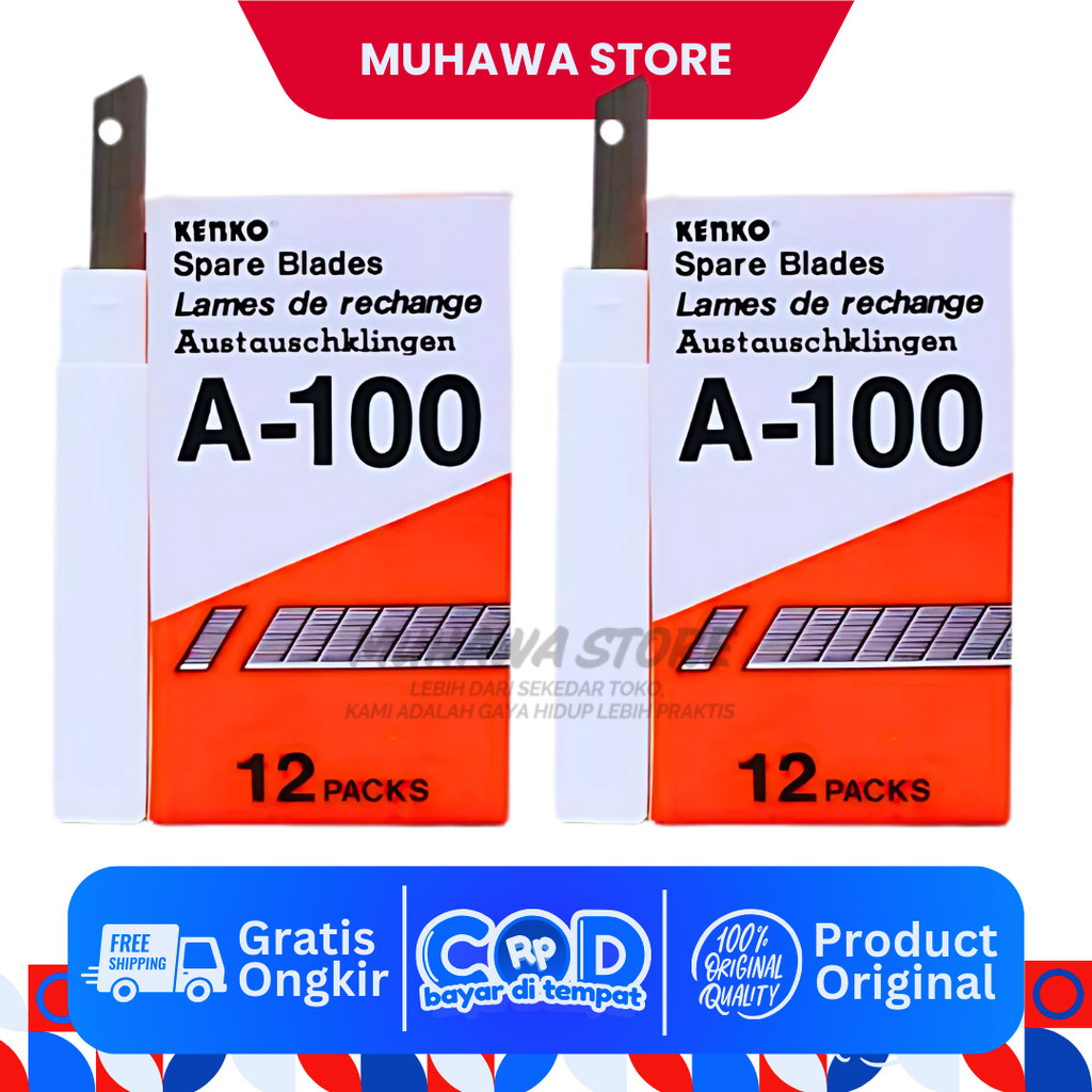 

REFIIL KENKO CUTTER 1PACK Kenko A-100 Refill Cutter Blade [1 PACK]