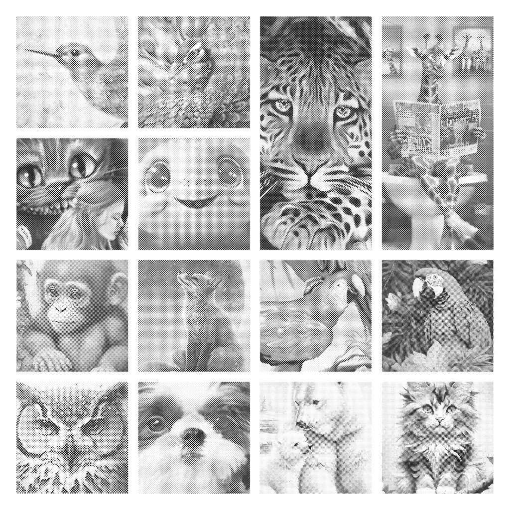 

40x60cm animal painting one color dot painting dotting punktmalerei stippelen een kleur stippen stippelkunst stippelschilderij