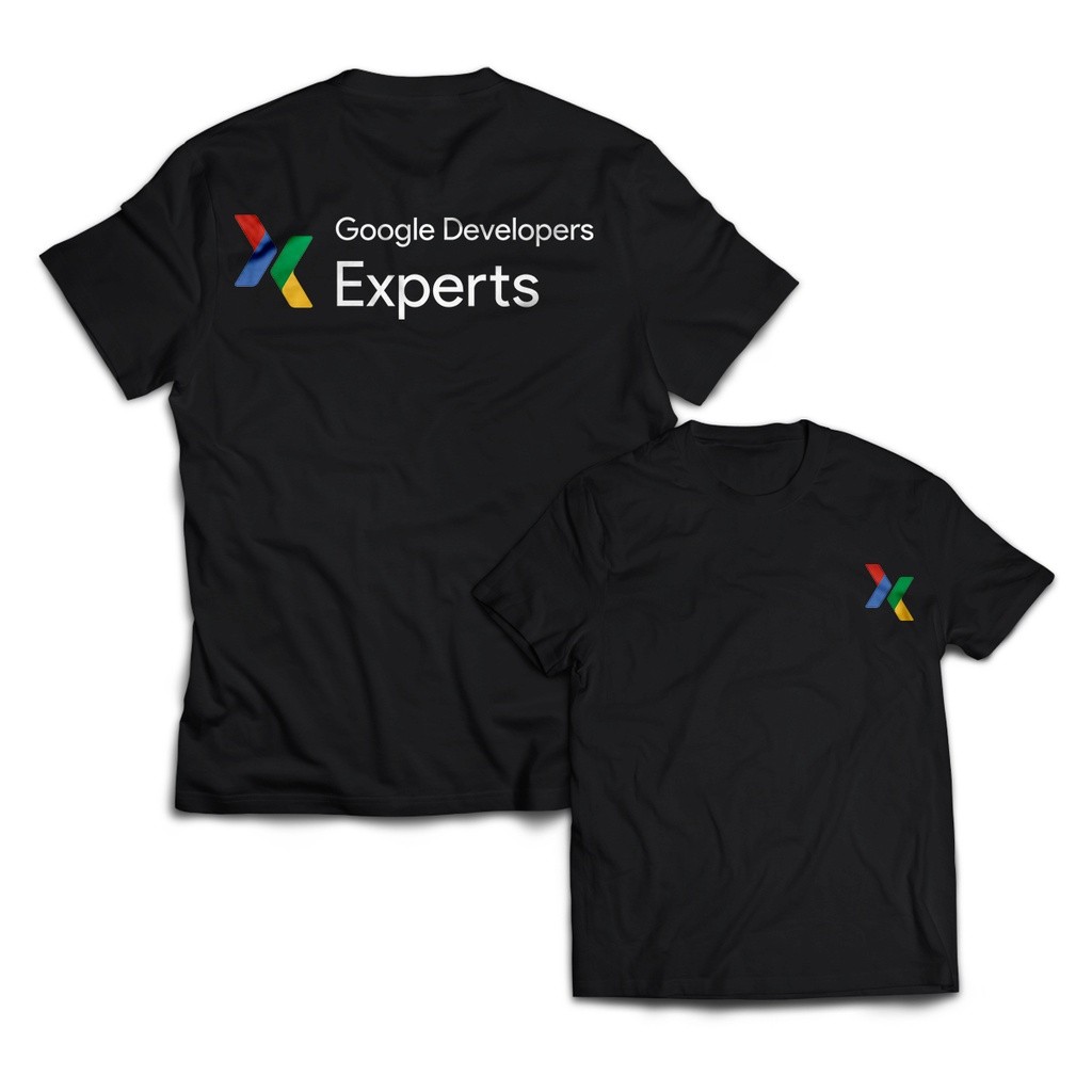 Kaos Pria GOOGLE DEVELOPERS EXPERT Dewasa Baju Atasan Unisex PakeKaos