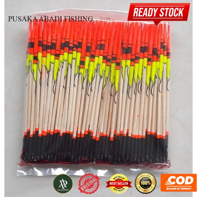 Pelampung pancing jarum motif 8cm 12cm