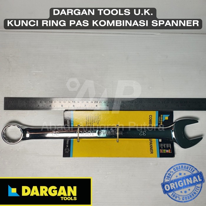KUNCI RING PAS 32 mm Kunci Kombinasi CR-V DARGAN TOOLS U.K.
