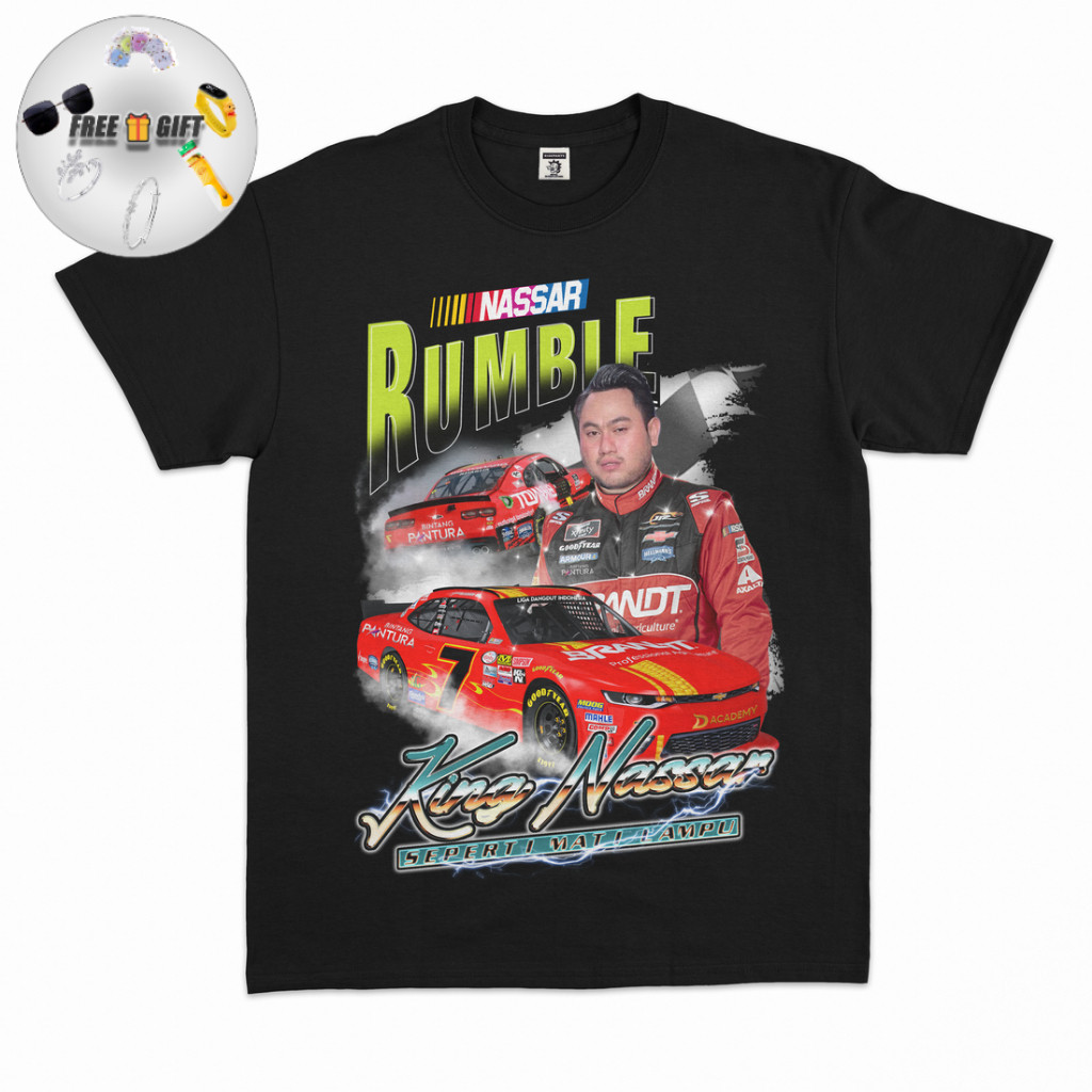 KAOS  NASSAR | NASCAR | RACING |  Tshirt costum cotton 24s DAILY UNISEX