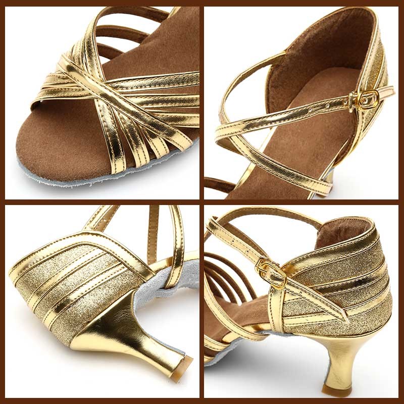 

Latin Dance Shoes High Heels Latin Ballroom Dance Shoes Professional Salsa Tango Adjustable Latin Shoes For Girls Ladies