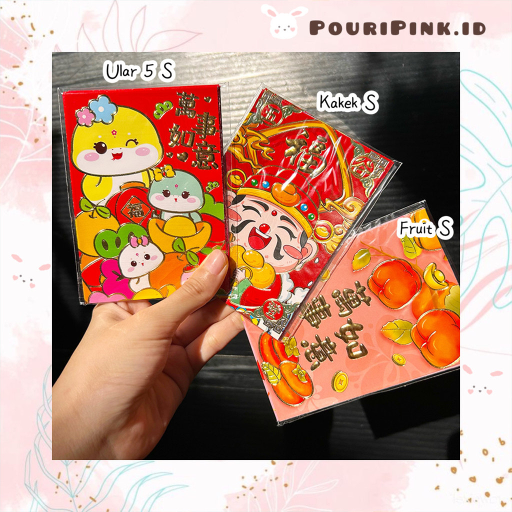 

Angpao Imlek Ular dan Netral 2025 Ukuran S isi 6 pcs Tahun Baru Sincia Shio Snake Amplop Merah Angpau Uang Chinese Atk Banjar Martapura Mtp PouriPink.id