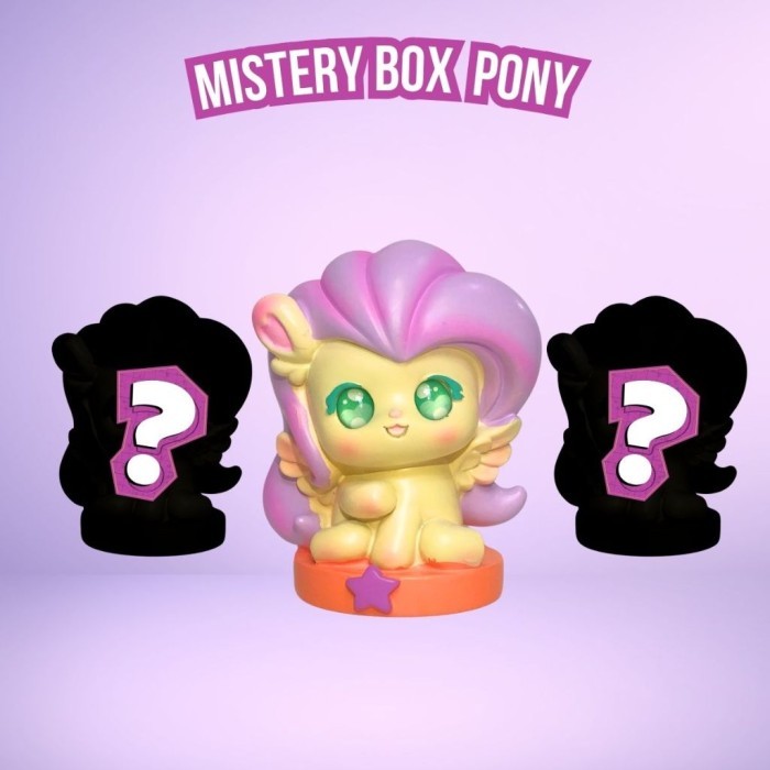 Blindbox Little Pony Mini Koleksi Kotak Berhadiah Surprise Mainan Figure Little Pony Blind Box Impor