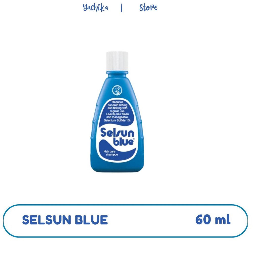 SELSUN BLUE 60ml - Mengobati Ketombe Tingkat Sedang Cenderung Berat