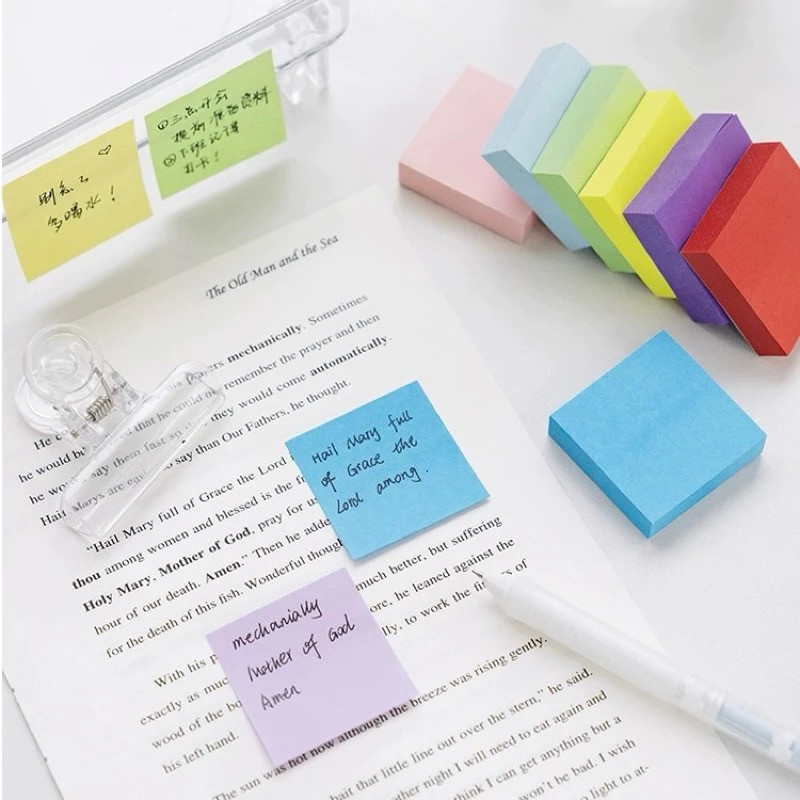 

Sticky Notes 100 Lembar Mini Memopad Memo Aesthetic Morandi Sticky Note Kertas Catatan Lucu Pastel Penanda Halaman Stationery School Stuff For Student Back To School Office Stationery