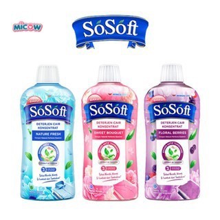 SoSoft Deterjen Cair Konsentrat Botol 700Ml / So Soft deterjen liquid
