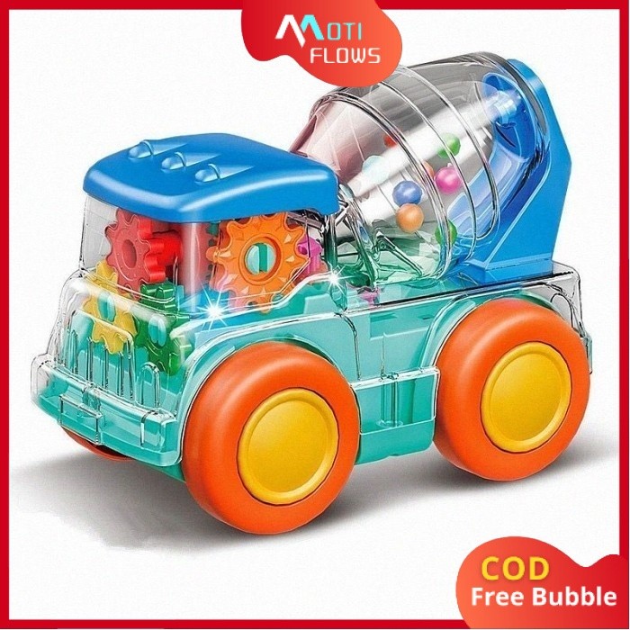 Mainan Anak GEAR UNIVERSAL WHEELS Mainan Gear Berjalan Lampu Dan Musik - GEAR MIXER