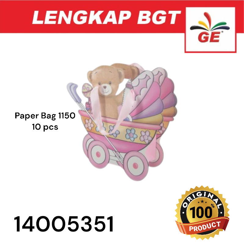 

Paper Bag 1150 – Tas Kertas Motif Beruang (Set 10 Pcs) - 14005351