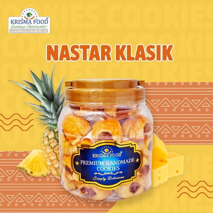 

JT Kue Nastar Premium Wisman 100% Krisma food 400gr - Klasik