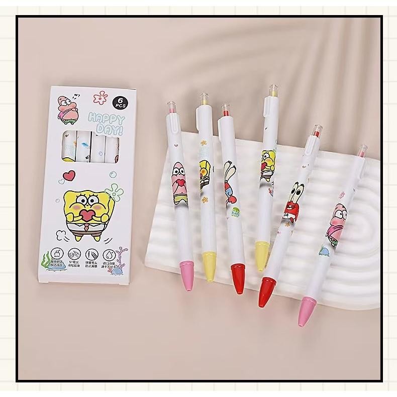 

{Spongebob} Pen Gel Akrilik Karakter Spongebob Happy Day