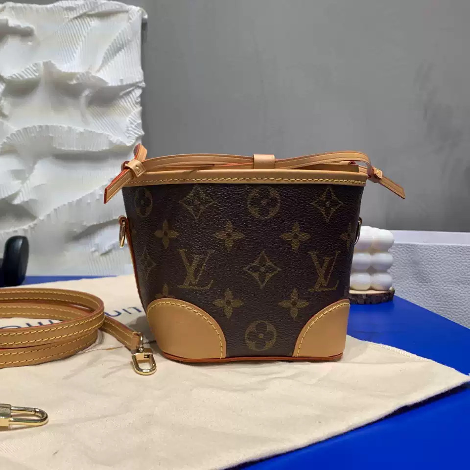 【bekas asli】（ M57099）Louis Vuitton NOE PURSE tas tangan/tas ember Presbiopia/tas Shaomai/tas selempa