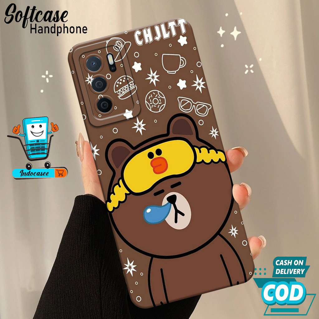 Case Hp Softcase Oppo A16 Case Hp Oppo A16 Silikon Hp Oppo A16 Casing Oppo A16 Motif Cartoon Keren -