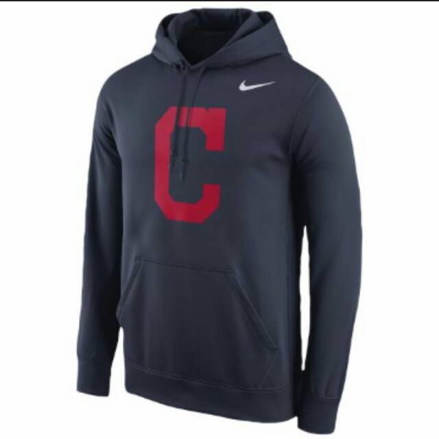 wana production Hoodie jacket sweater NIKE biru dongker