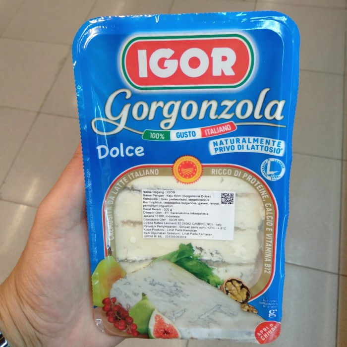 

Igor gorgonzola Dolce portion(keju krim)200g