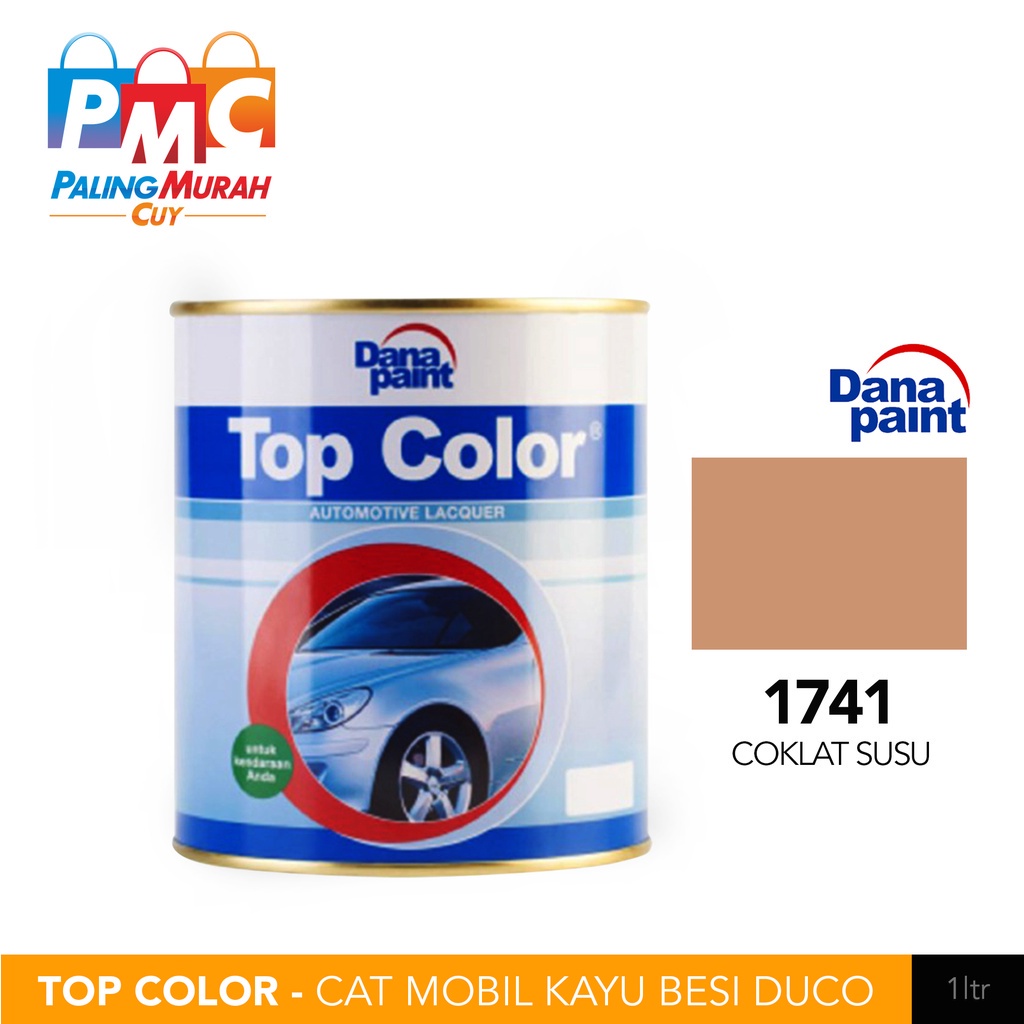 TOP COLOR 1741 Coklat Susu - Cat Mobil Kayu Besi Duco