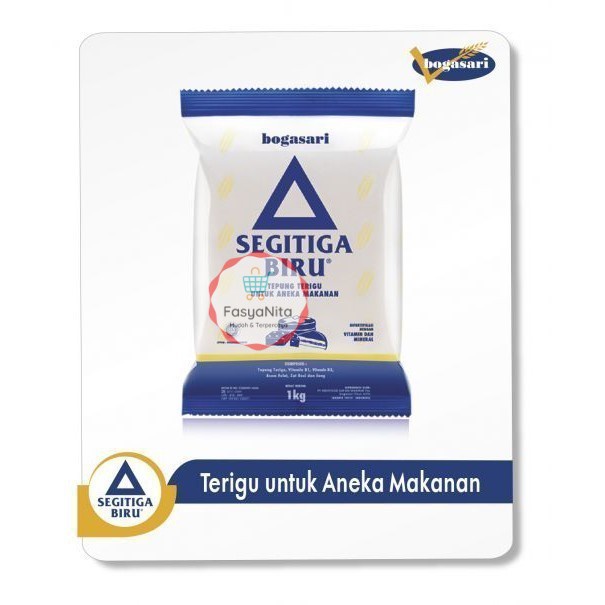

Tepung TERIGU Segitiga Biru Terigu Bogasari 1kg - KemasanBogasari - KemasanBogasari - FasyAnita Mart Denpasar