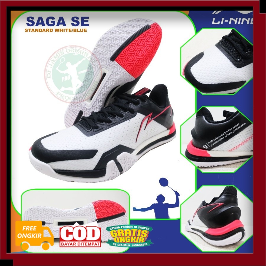 SEPATU KEREN MODEL BARU BEST SELLER /Lining Saga Se Sepatu Badminton Original