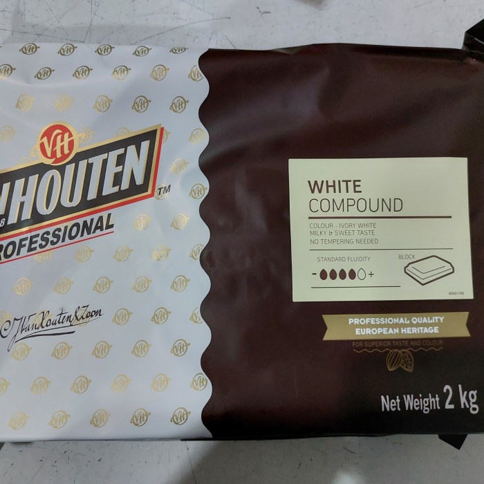 

Promo Termurah [ Best Seller ] COKLAT COMP WHITE VAN HOUTEN 2Kg