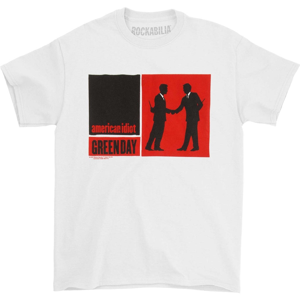 Kaos Band GREEN DAY American idiot white GREEN DAY American idiot white exclusive T-shirt