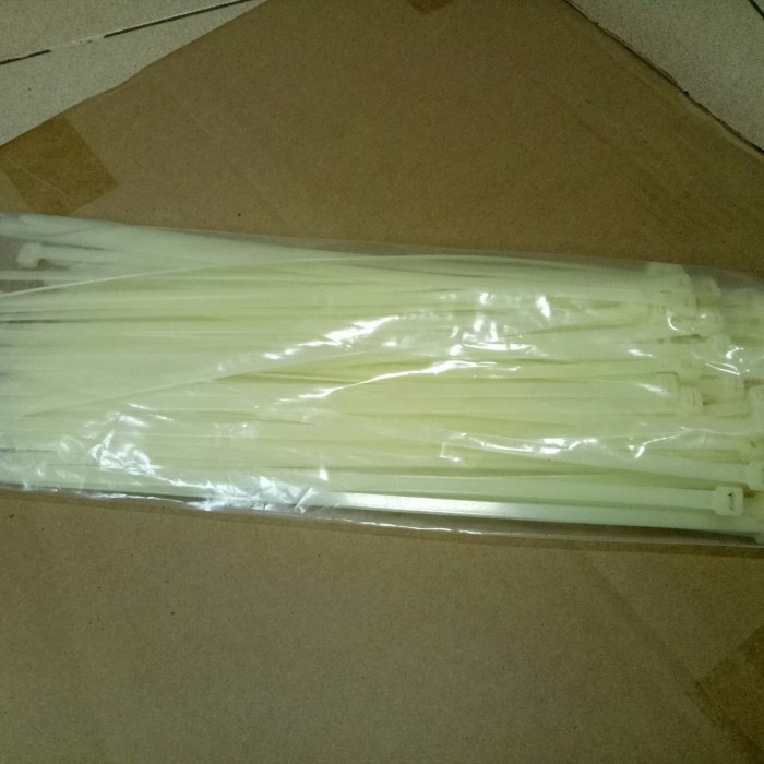 

Kabel Tis Ties 45cm Lebar 7.9mm 100pcs Putih - 400x4.8mm W