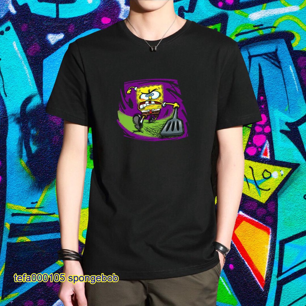 KAOS SPONGEBOB KAOS SPONGEBOB DEWASA KAOS SPONGEBOB ANAK KAOS PRIA WANITA KAOS KATUN TEBAL