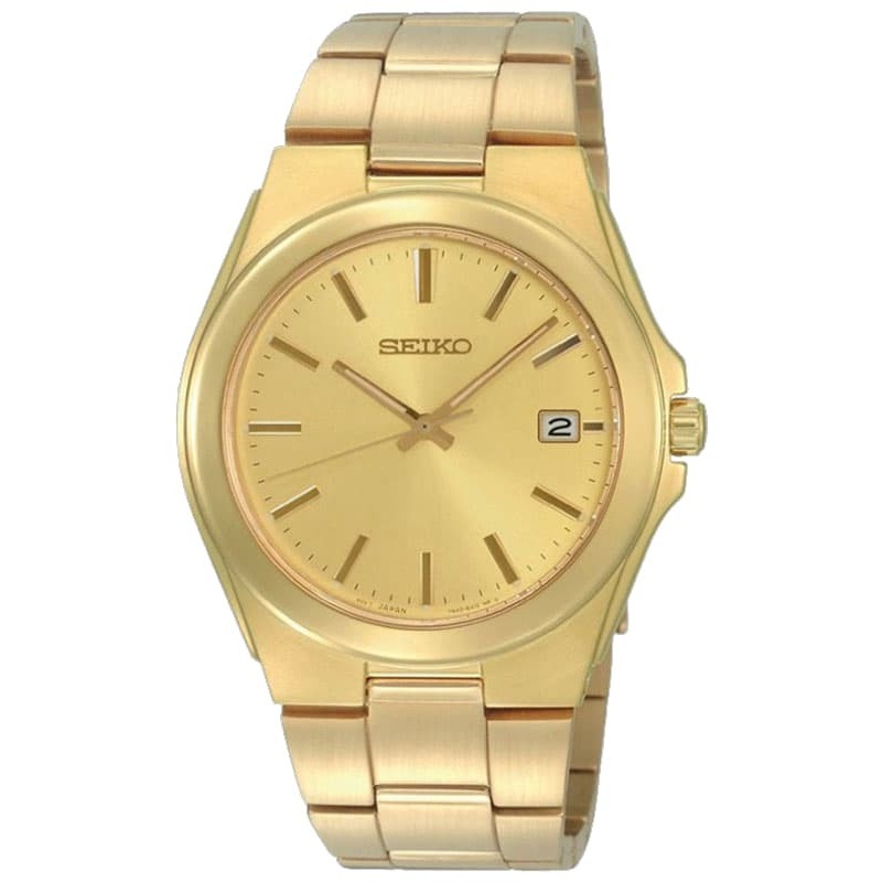 JAM TANGAN PRIA SEIKO SGEE86P1 SGEE86 FULL GOLD ORIGINAL