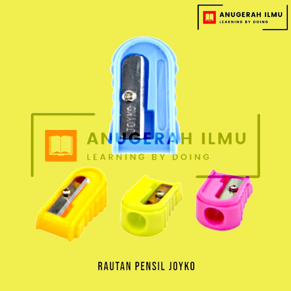 

Orotan Rautan Serutan Peruncing Penajam Pensil Pencil Sharpener JOYKO / GUDANG BUKU MURAH