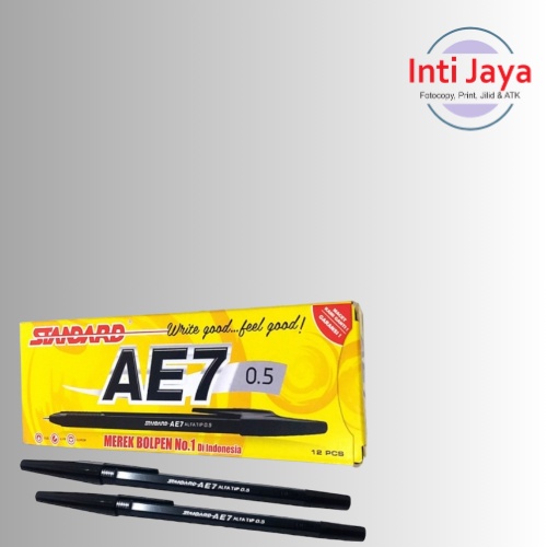 

Pulpen Standard AE7 Hitam Biru Merah per Lusin