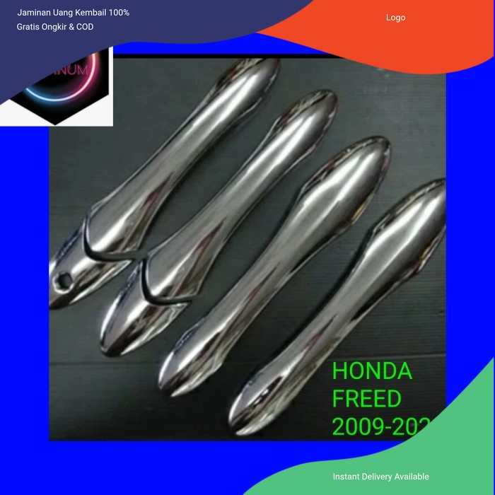 HONDA FREED 2009-2013 Cover Handle/Door Handle - chrome Aksesoris mobil
