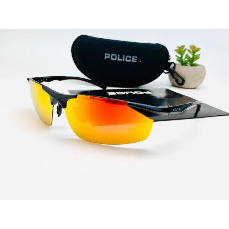 TERLARISSS KACAMATA SPORT  KACAMATA POLICE 1905 LENSA POLARIZED || KACAMATA HITAM PRIA POLARIZED