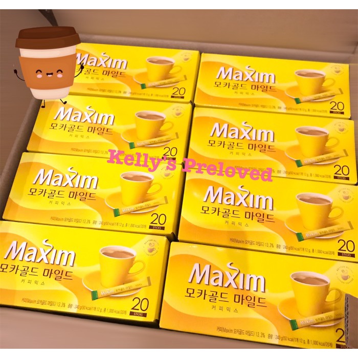 

✨PROMO✨ -MAXIM COFFEE 240 gr | MOCHA GOLD | WHITE GOLD | KOPI KOREA - WHITE GOLD