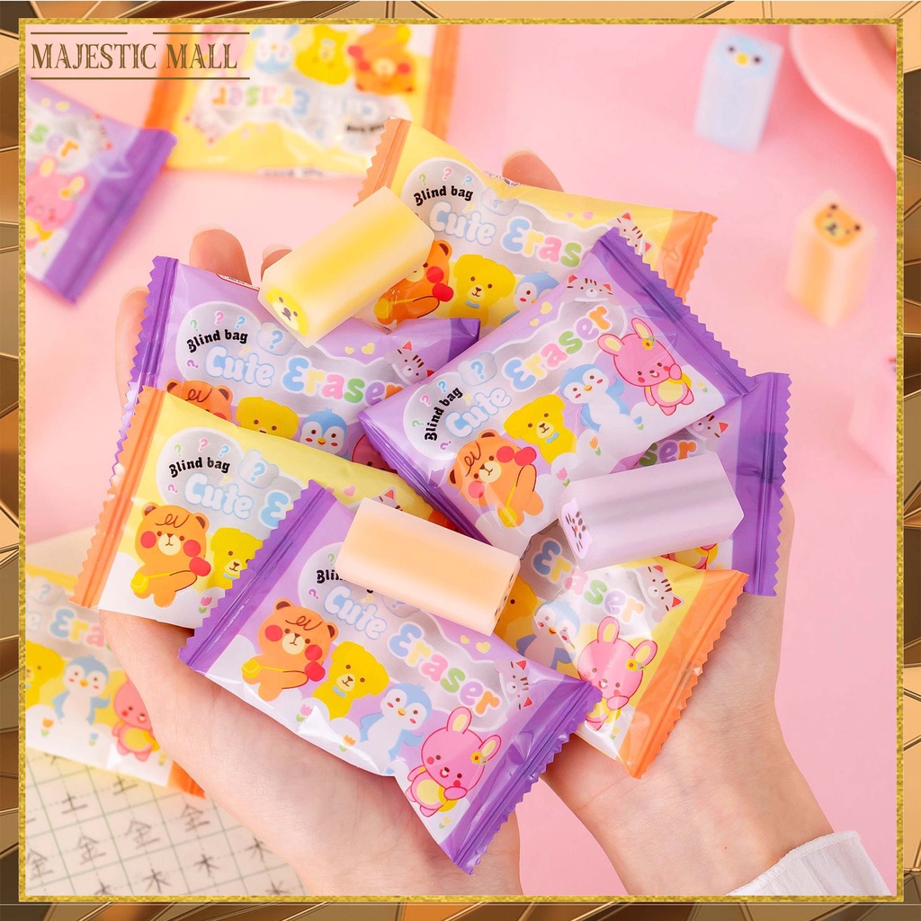 

Ⓜ️ Ⓜ️️Penghapus Pensil Karet Sekolah Motif Boneka Bahan Import Lucu COD