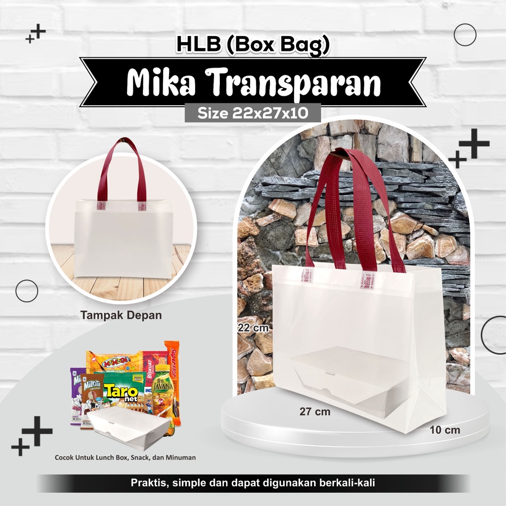 Tas Souvenir Mika Tas Bingkisan Tas Tahlilan Tas Hantaran Mewah Tas Kosmetik Tas Branding 22x27x10