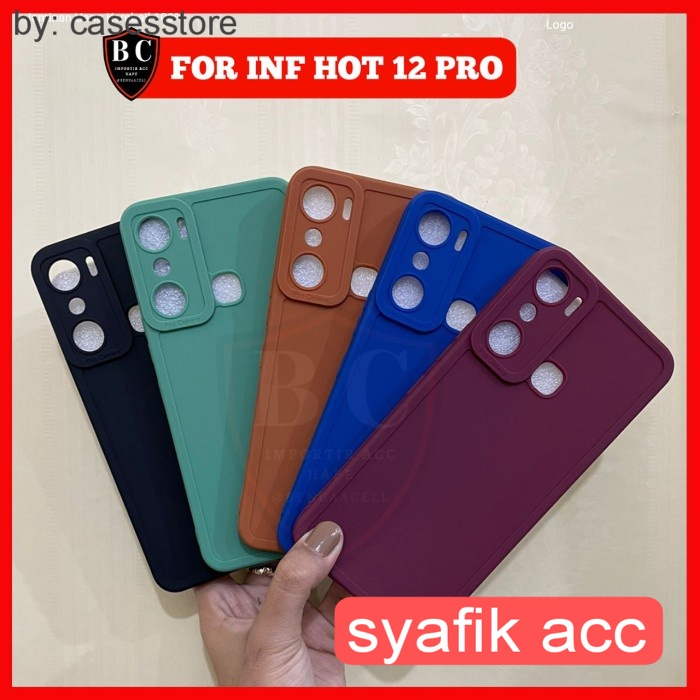 CASE INFINIX HOT 12 PRO - SOFTCASE PRO CAMERA INFINIX HOT 12 PRO