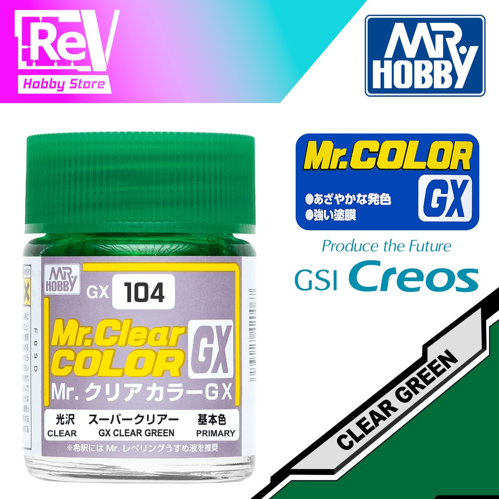 MR CLEAR COLOR GREEN GX104 CAT GUNDAM MODEL KIT MG HG PG