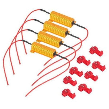 Resistor Sein 50W 6 Ohm Flasher Solusi Kedipan Nomal Lampu LED Mobil — 10