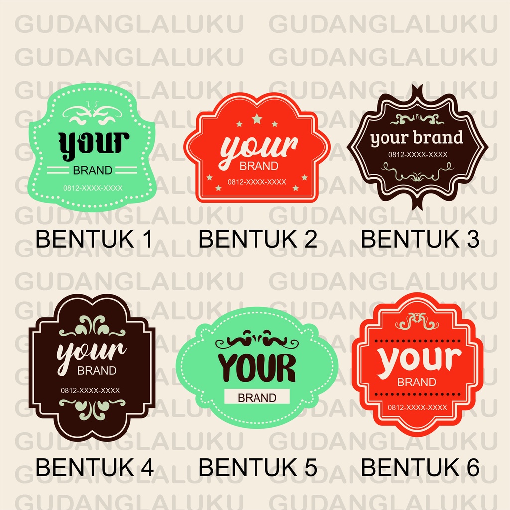 

Stiker Custom Bouquet Cutting Bentuk Ukuran 4,5 x 4,5 Cm Isi 50 Pcs