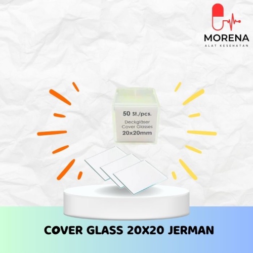 ASSISTENT ( Germany) Cover Glass 20x20 mm/ Kaca Penutup Deck Glass