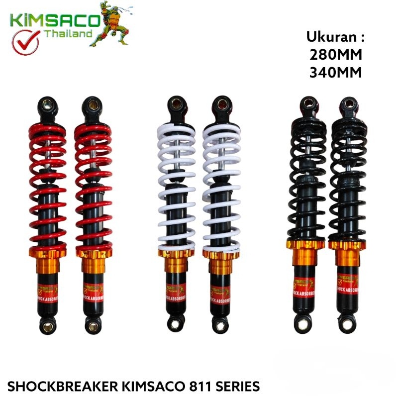 SHOCKBREAKER BELAKANG SHOCK SHOK VARIASI BEBEK MODEL 811 SERIES UKURAN 280MM 340MM VEGA R ZR - SUPRA